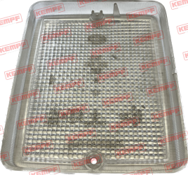 Preview: 73775 Kempf Lichtscheibe, f. RFS, weiß, 139x117mm